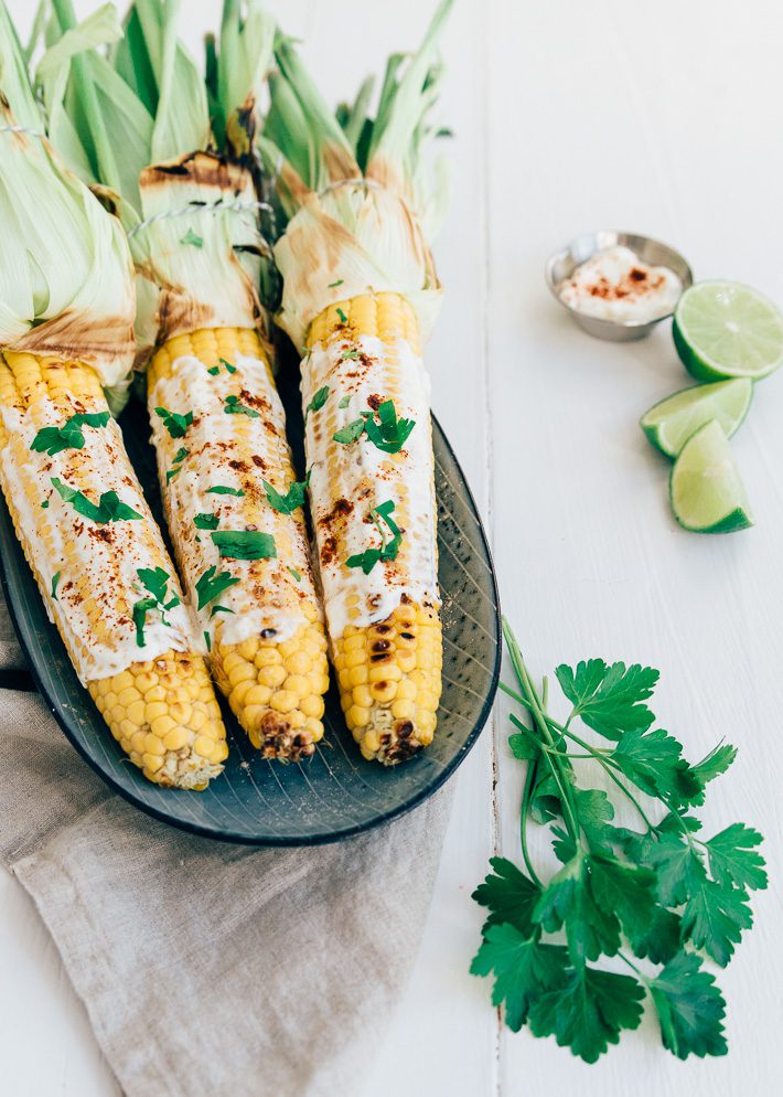 maïskolf van de bbq