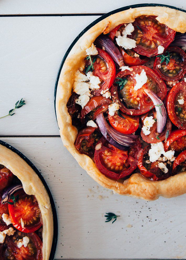 vegetarische hartige taart