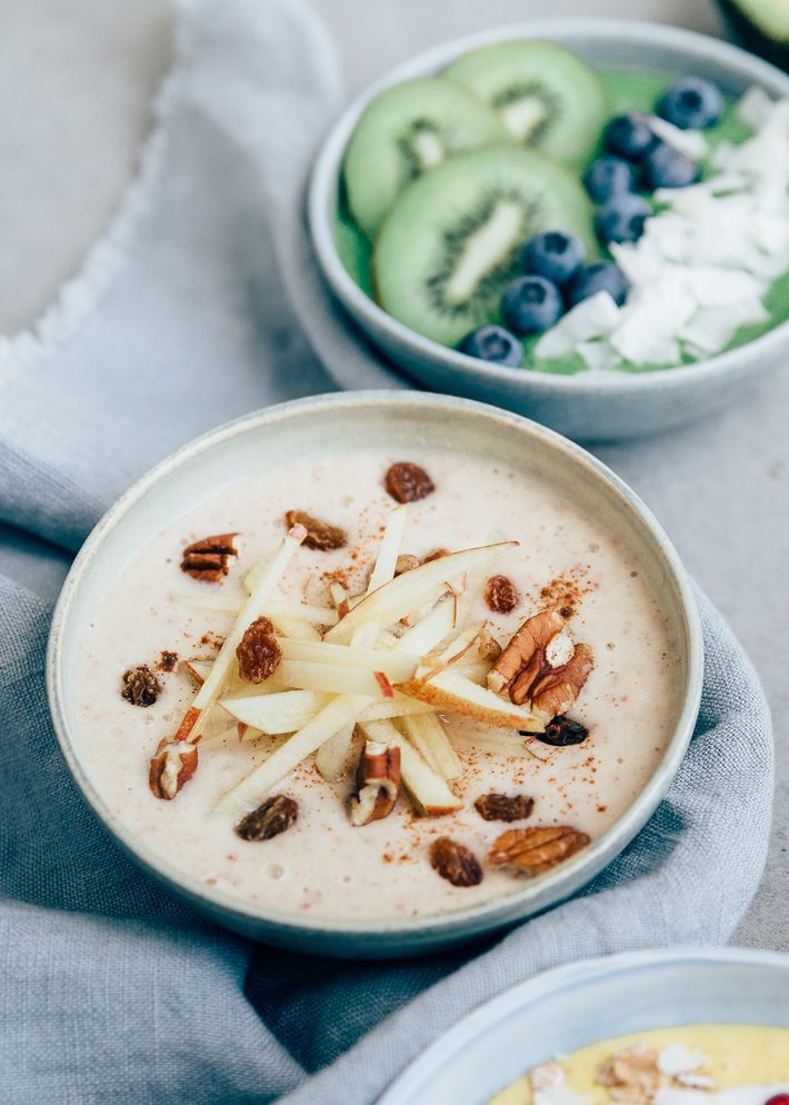 smoothie bowl met appel