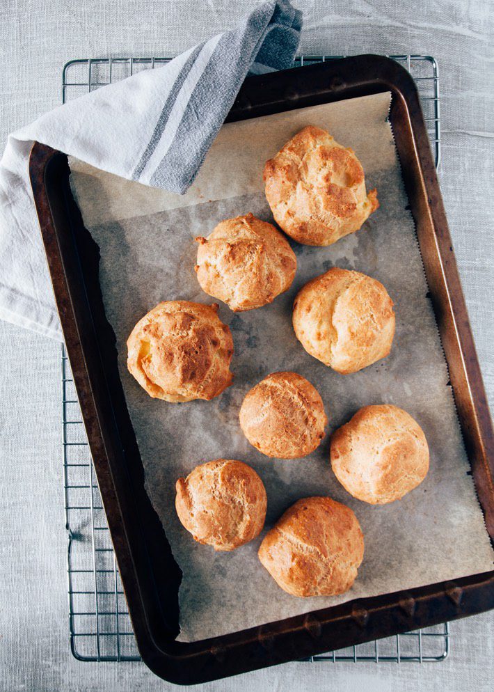 hartige soesjes gerookte kip