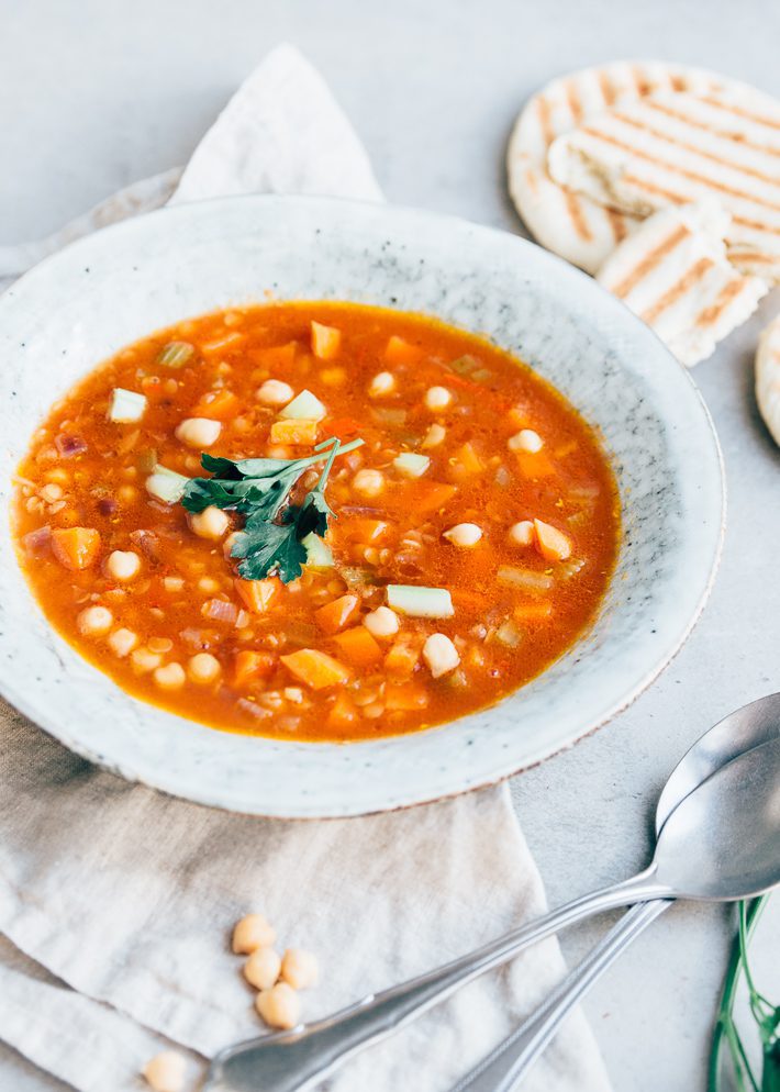 Marokkaanse linzensoep