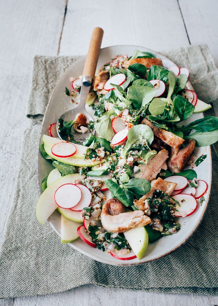 Maaltijdsalade met kip