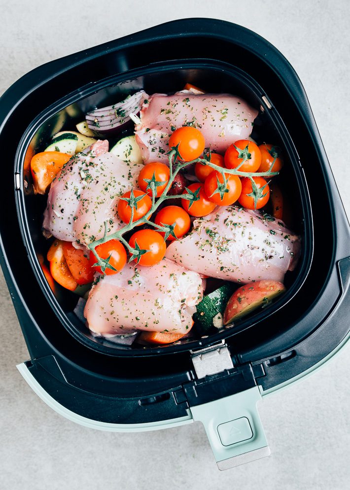kip uit de airfryer-