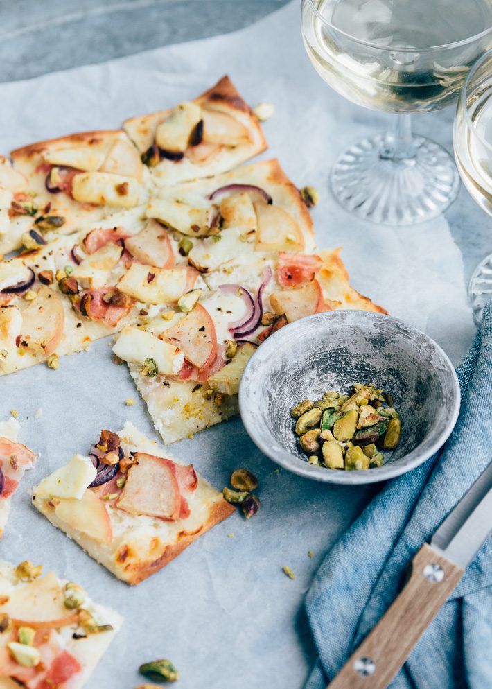 flammkuchen met spek