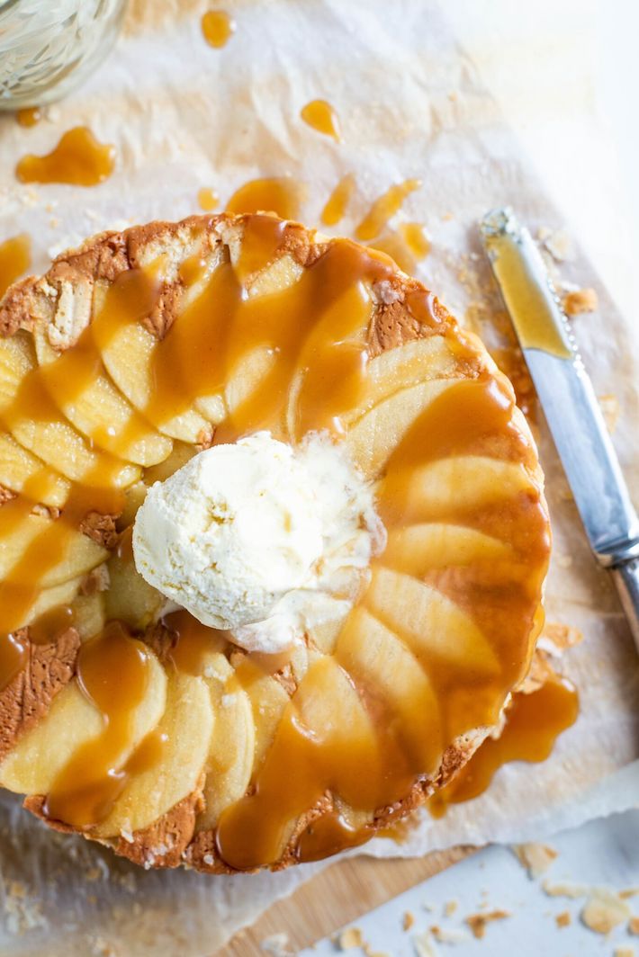 Tarte tatin cheesecake