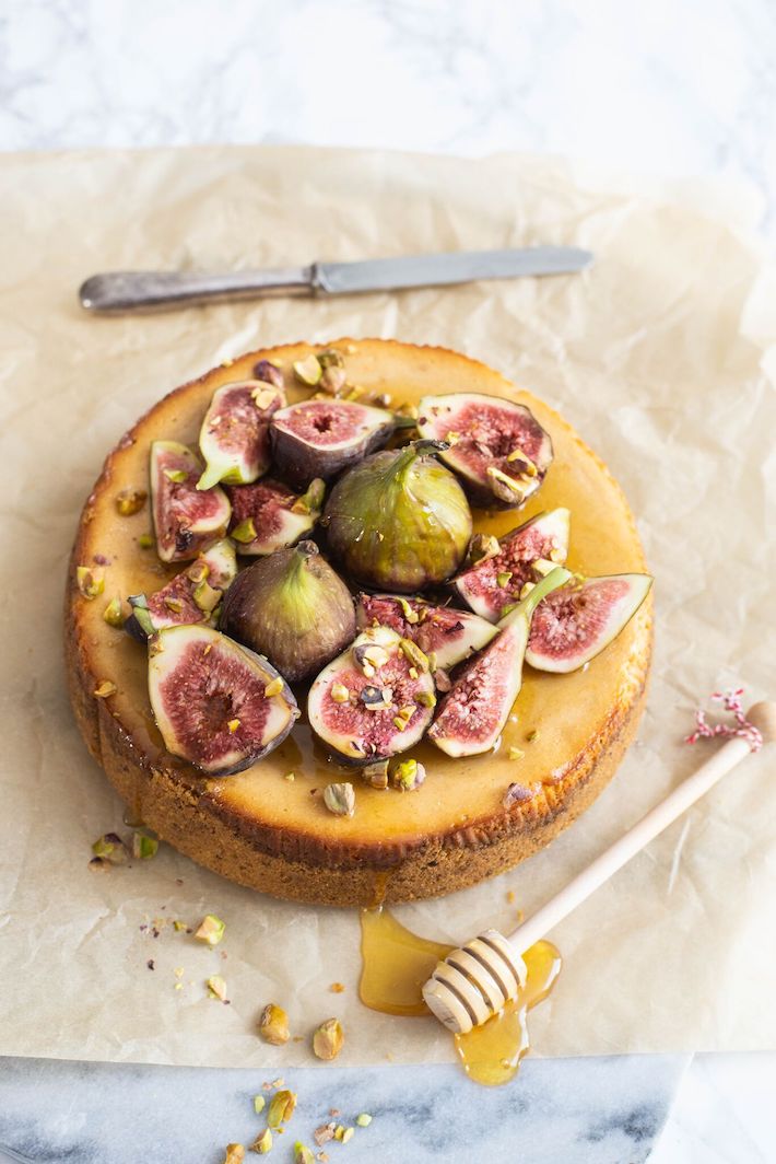 Cheesecake met vijgen