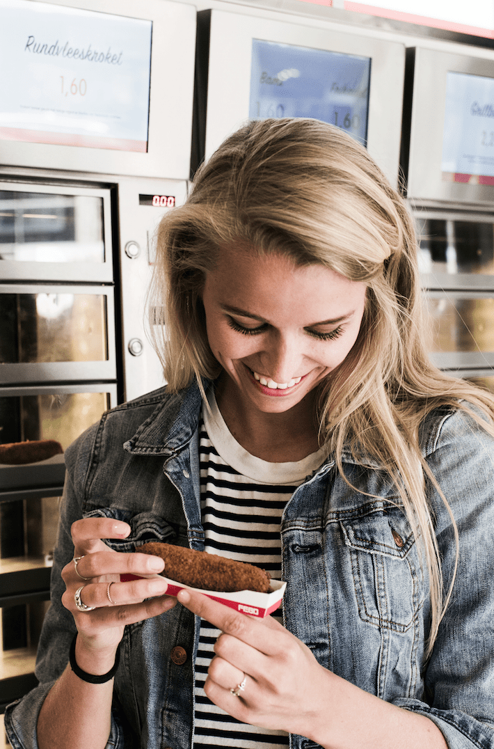 Leonie Gewoon wat een studentje 's avonds eet