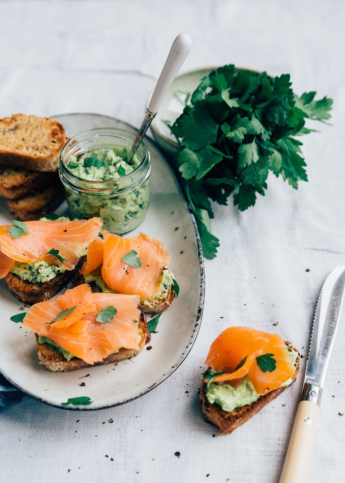bruschetta zalm
