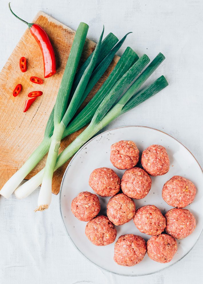 Aziatische gehaktballetjes