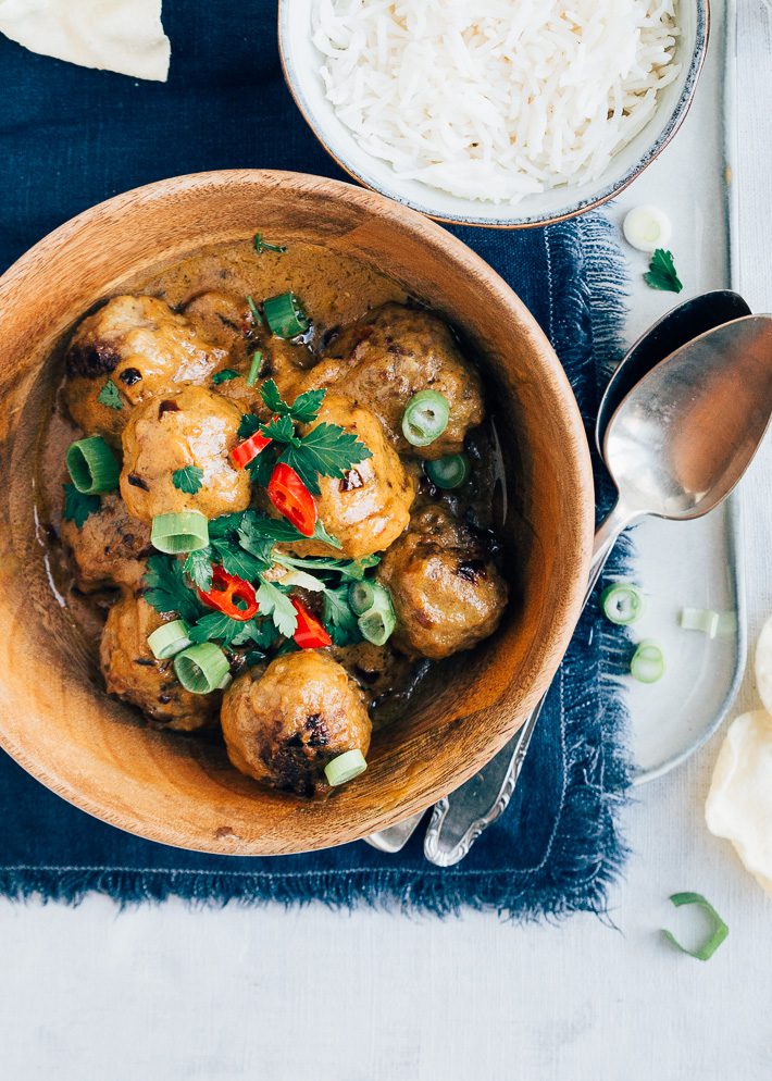 gestoofde rendangballetjes