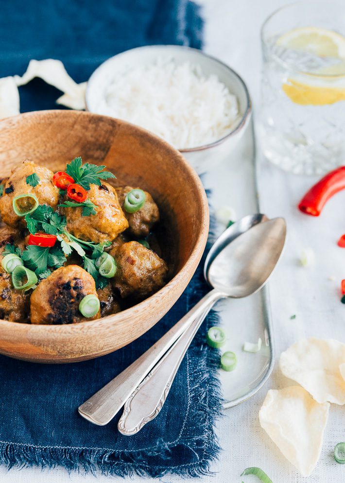 gestoofde rendangballetjes