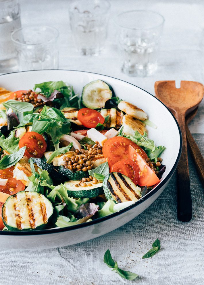 halloumi salade