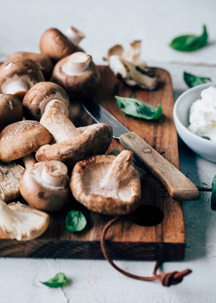 Pasta met paddestoelen