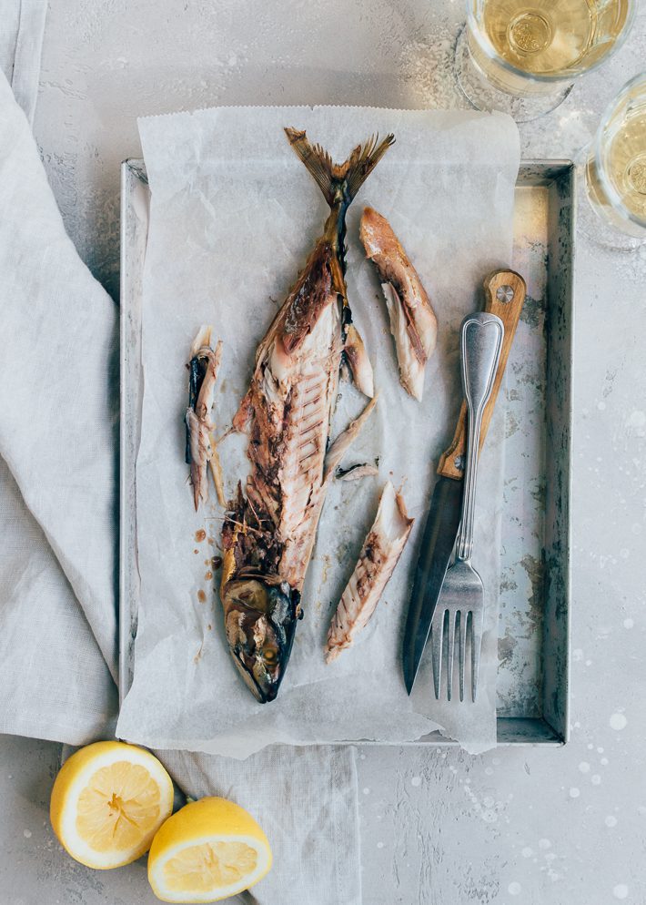 Makreel roken op de bbq