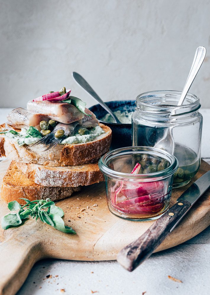 Toast met haring
