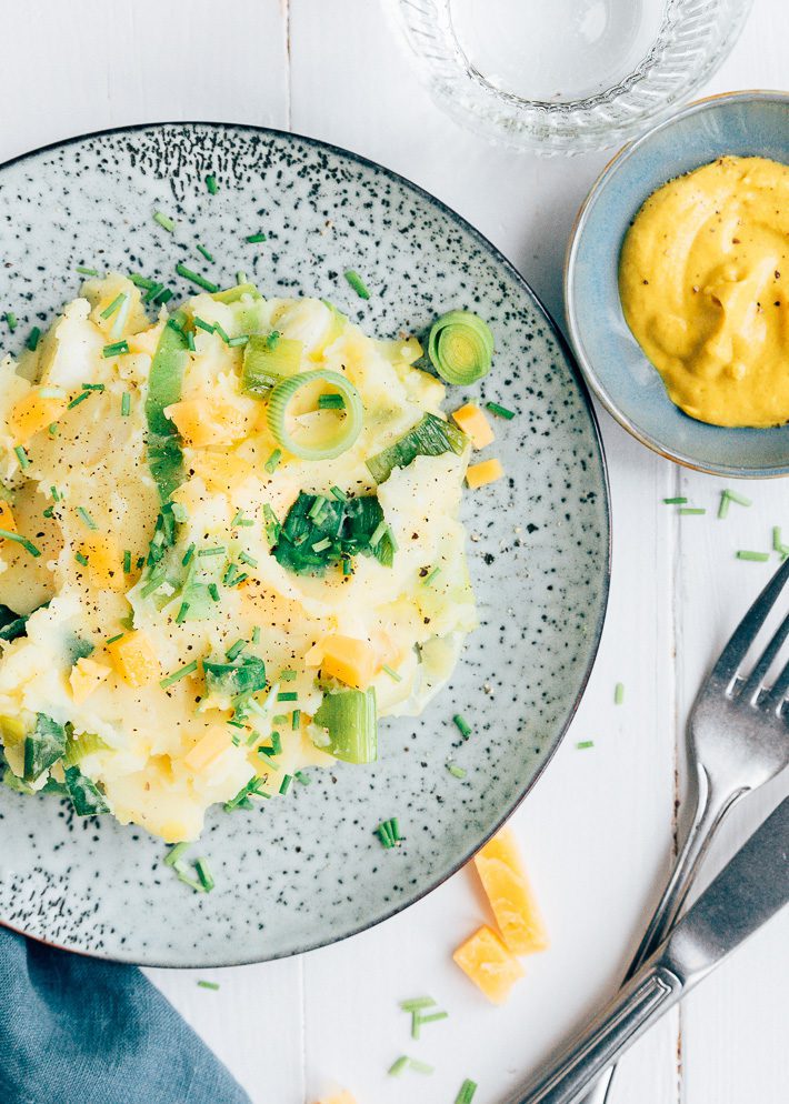 preistamppot met oude kaas