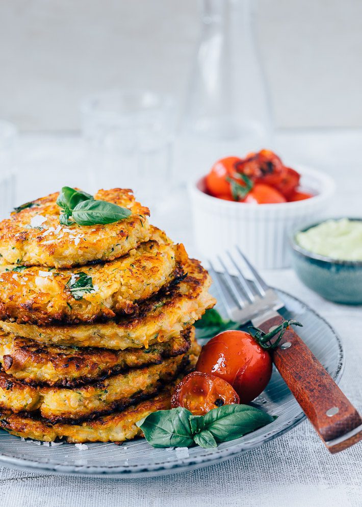 Courgette fritters