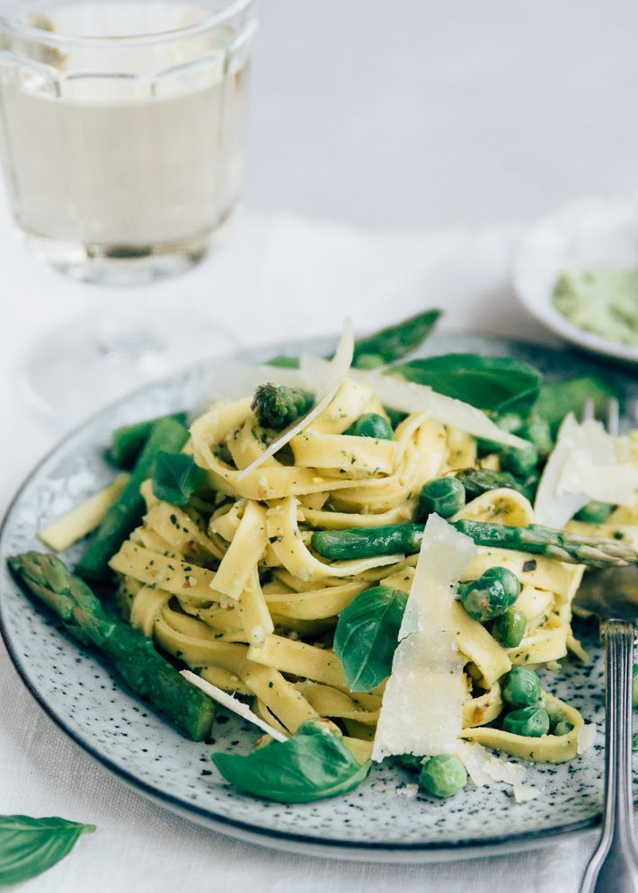 Pasta met avocadopesto