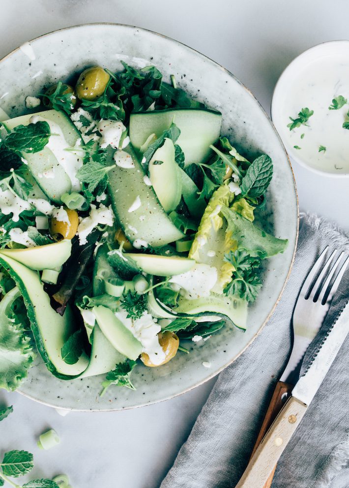 klassieke groene salade
