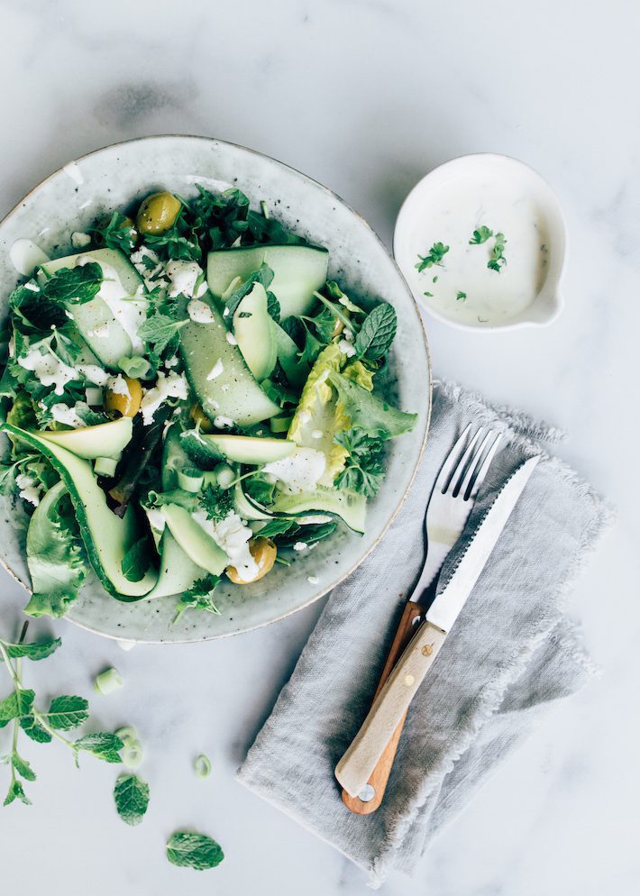 salade met avocado