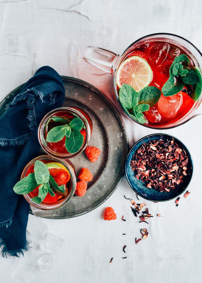 Hibiscus ijsthee recept