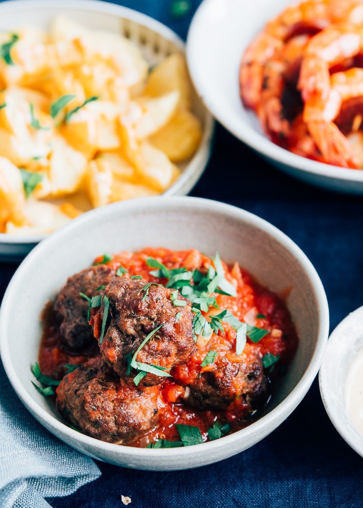 gehaktballetjes tomatensaus