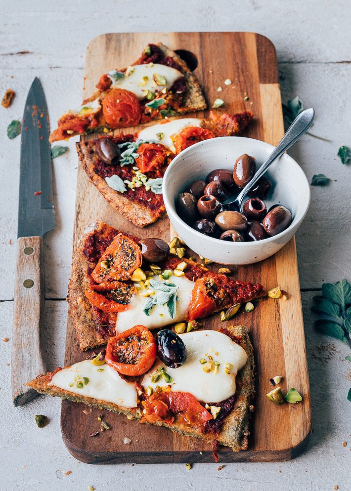 Broccolipizza slices