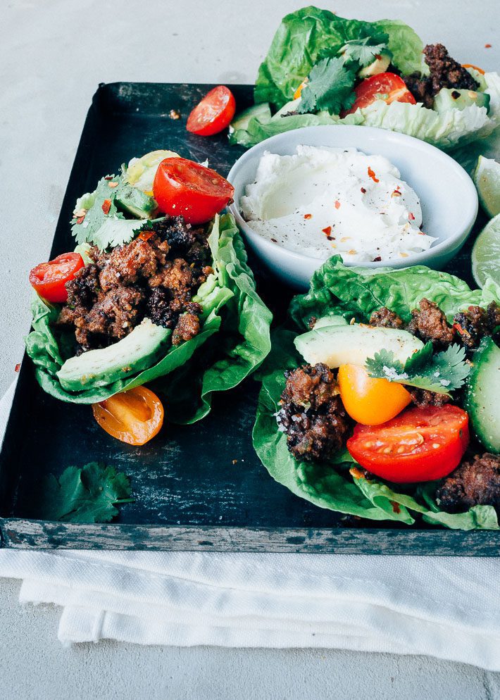 Mexicaanse sla wraps