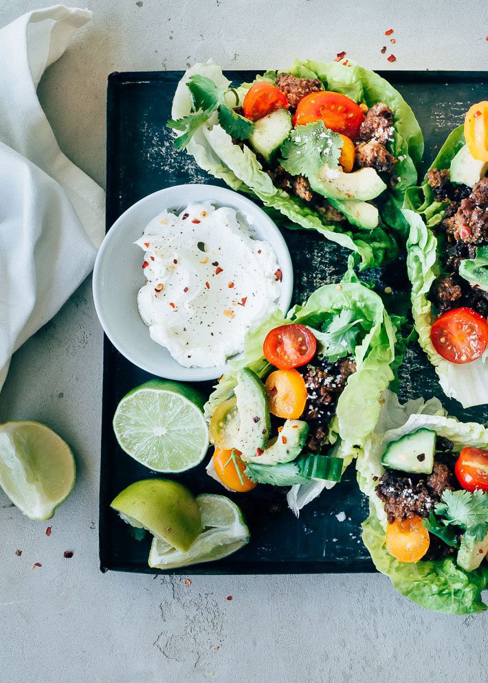 Mexicaanse sla wraps