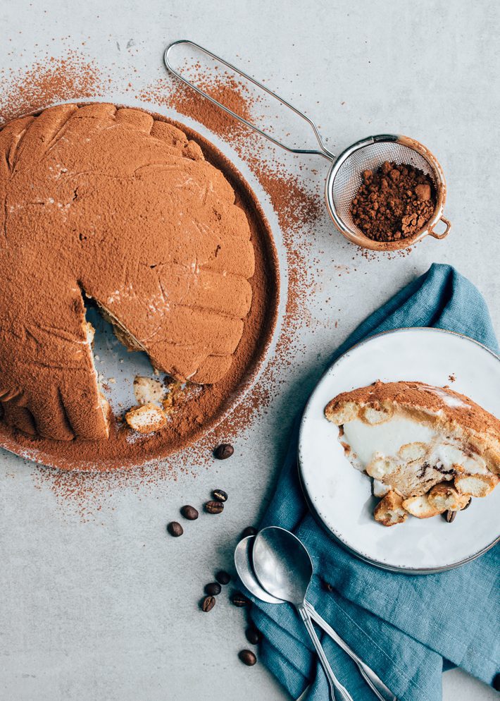 Tiramisu ijstaart