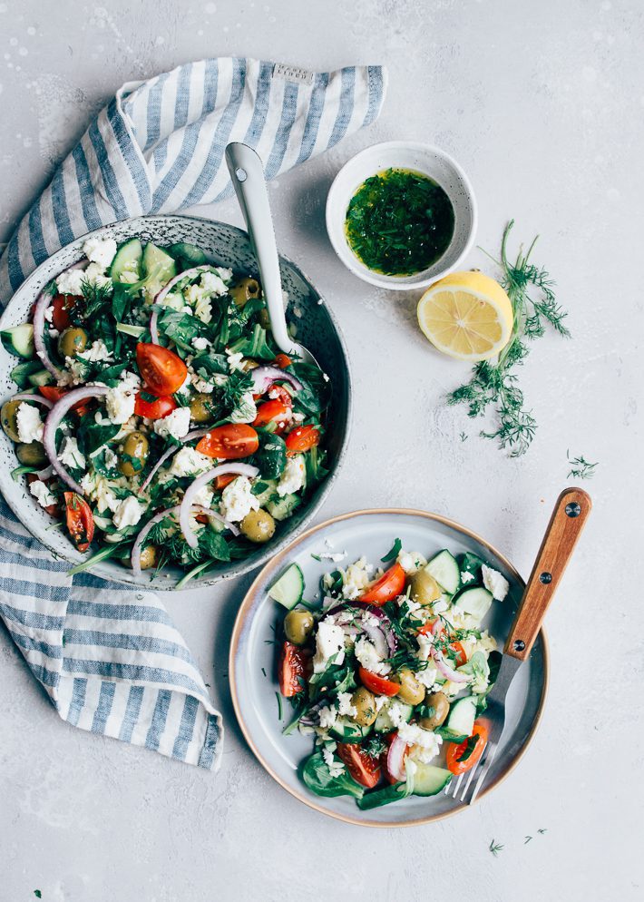 Griekse orzo salade recept