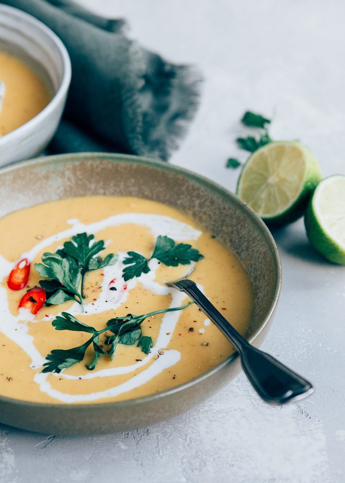 currysoep met linzen