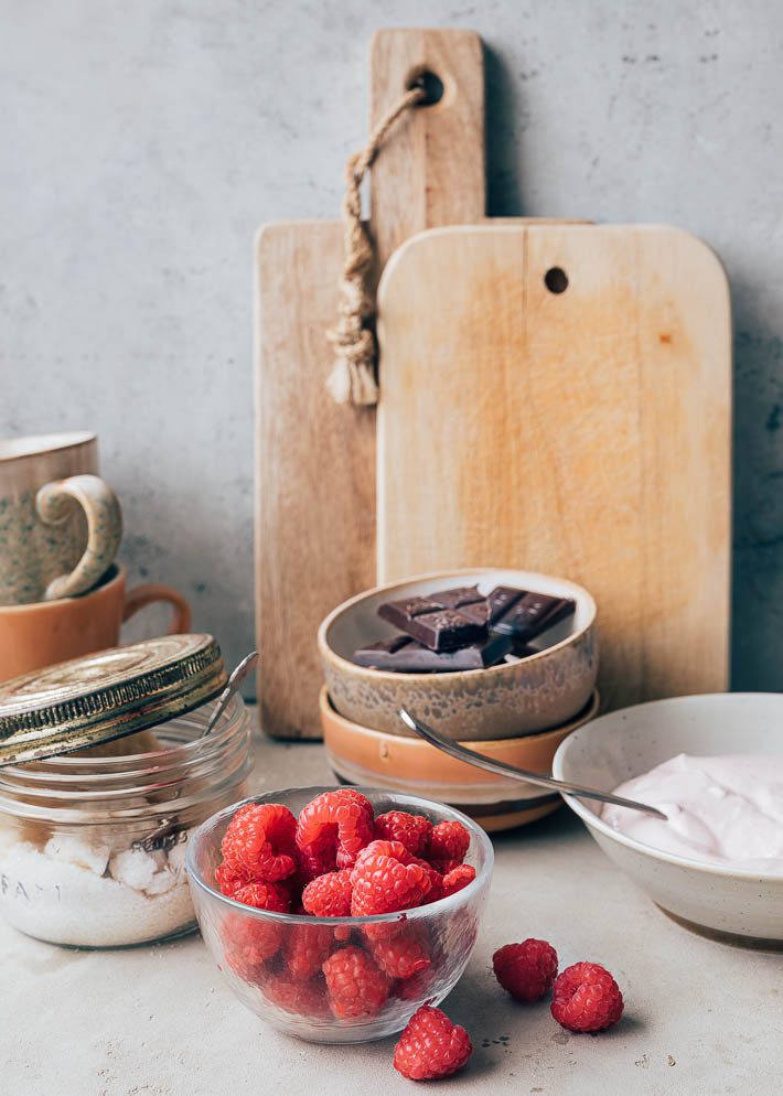 ingrediënten frambozen