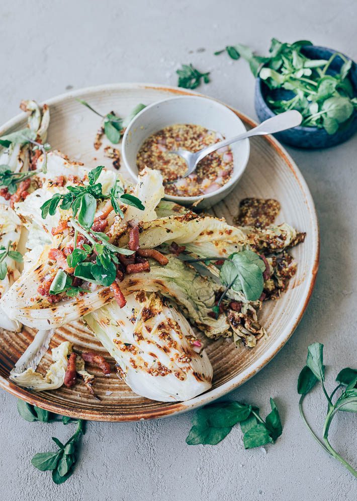 Gegrilde Chinese kool