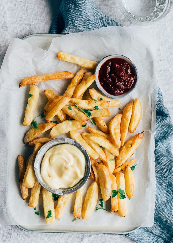 zelfgemaakte friet uit de airfryer