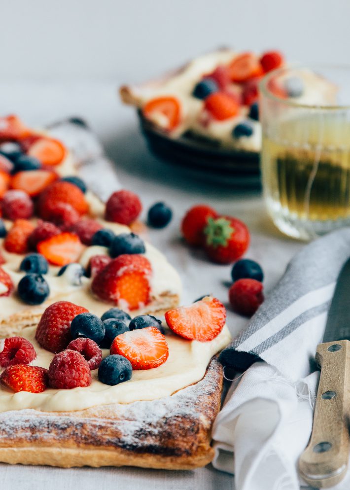 Zoet recept plaattaart