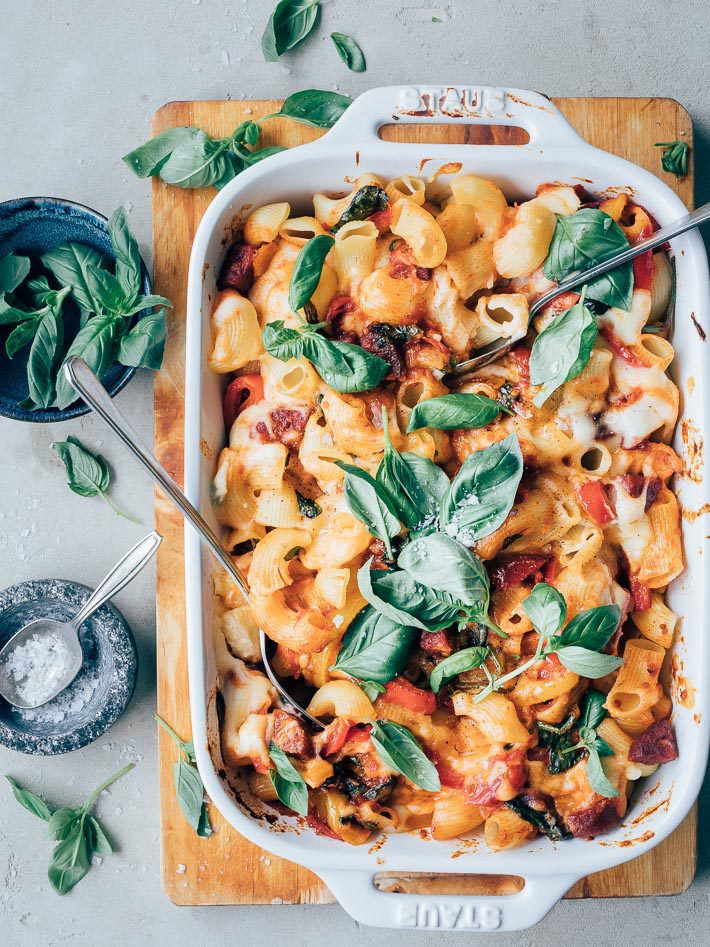 ovenpasta met kaassaus