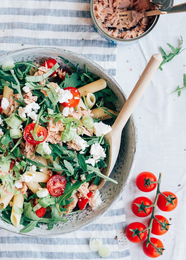pastasalade met tonijn