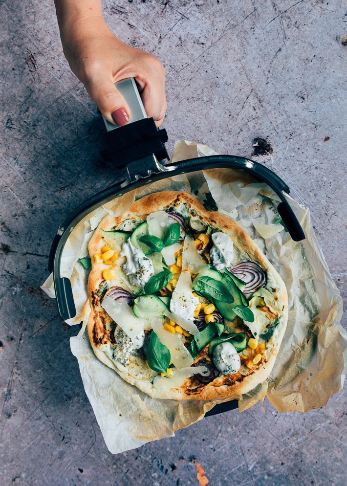 pizza in de airfryer