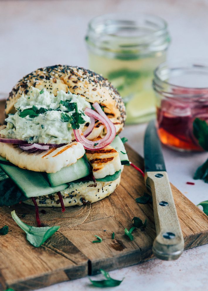 Recept halloumi burger