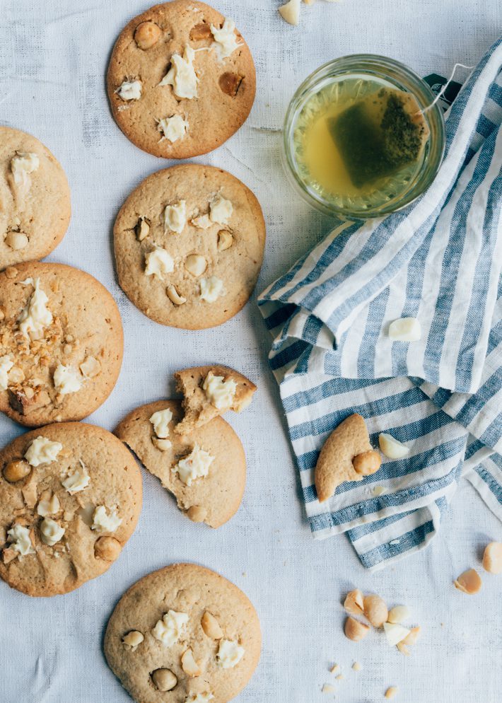 Recept white chocolate chip cookies