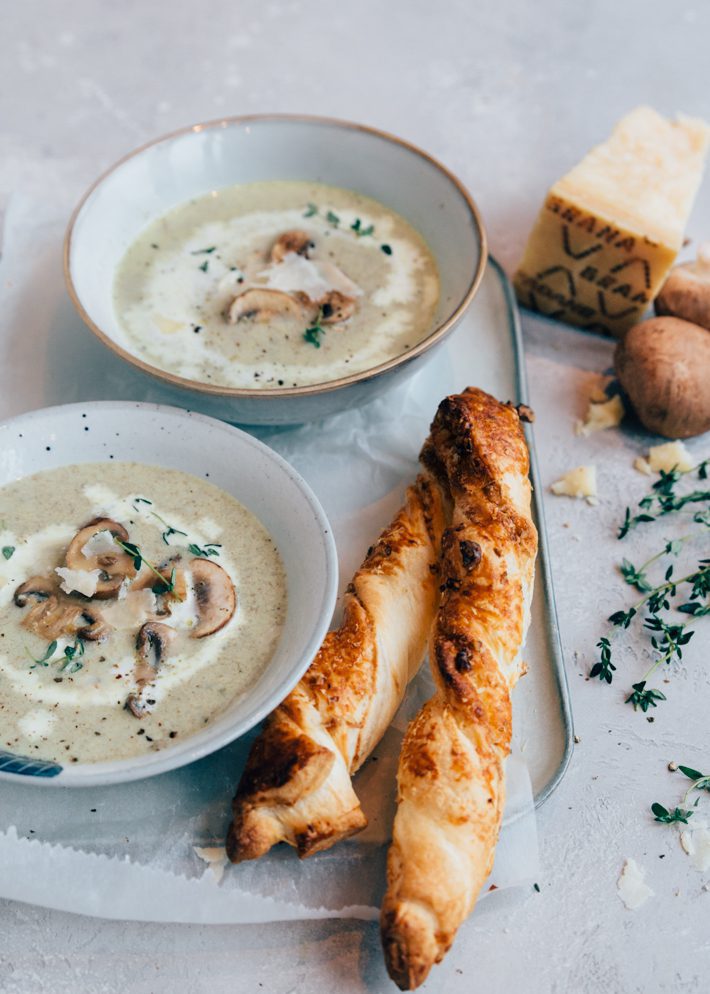 Champignonsoep maken