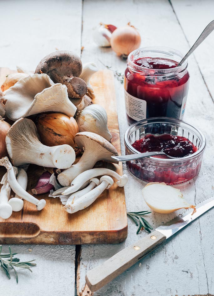 gehaktbrood paddestoelen