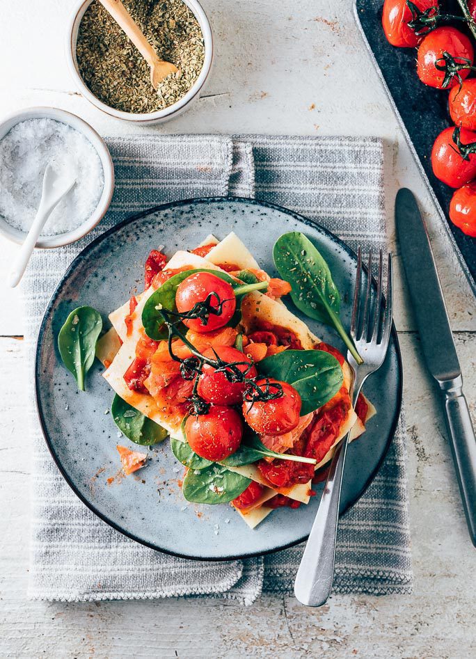 Lasagne met zalm