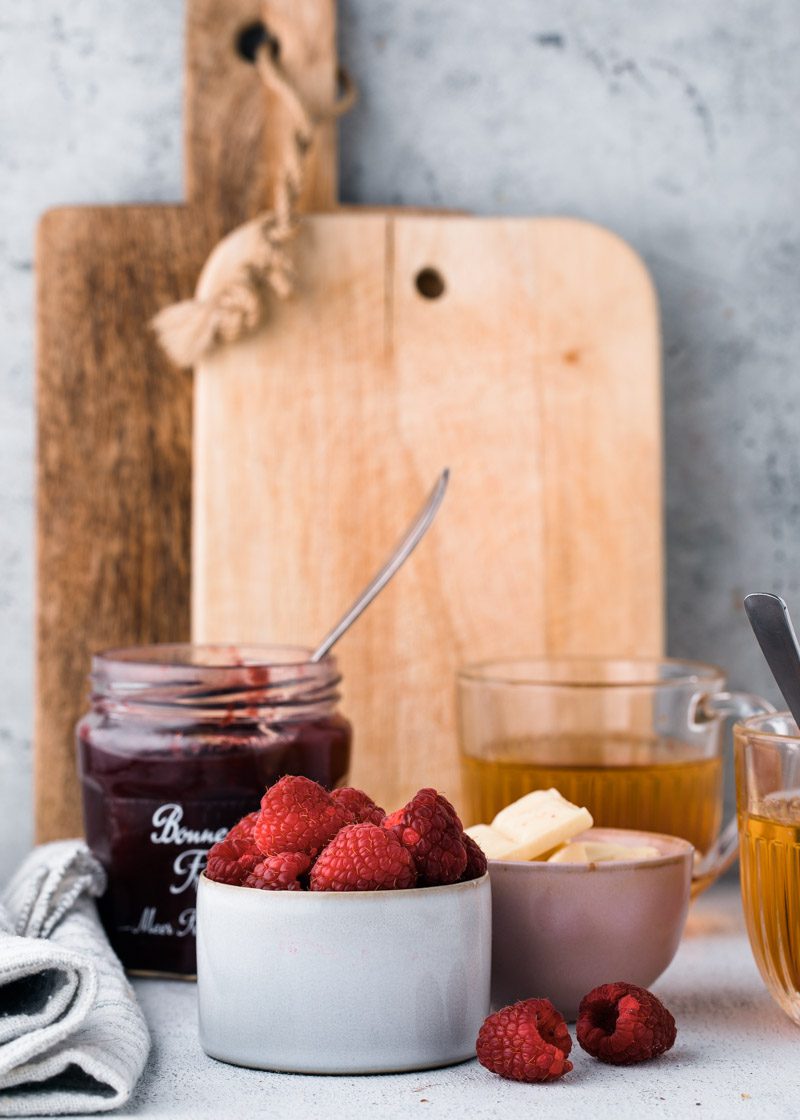 ingrediënten frambozen