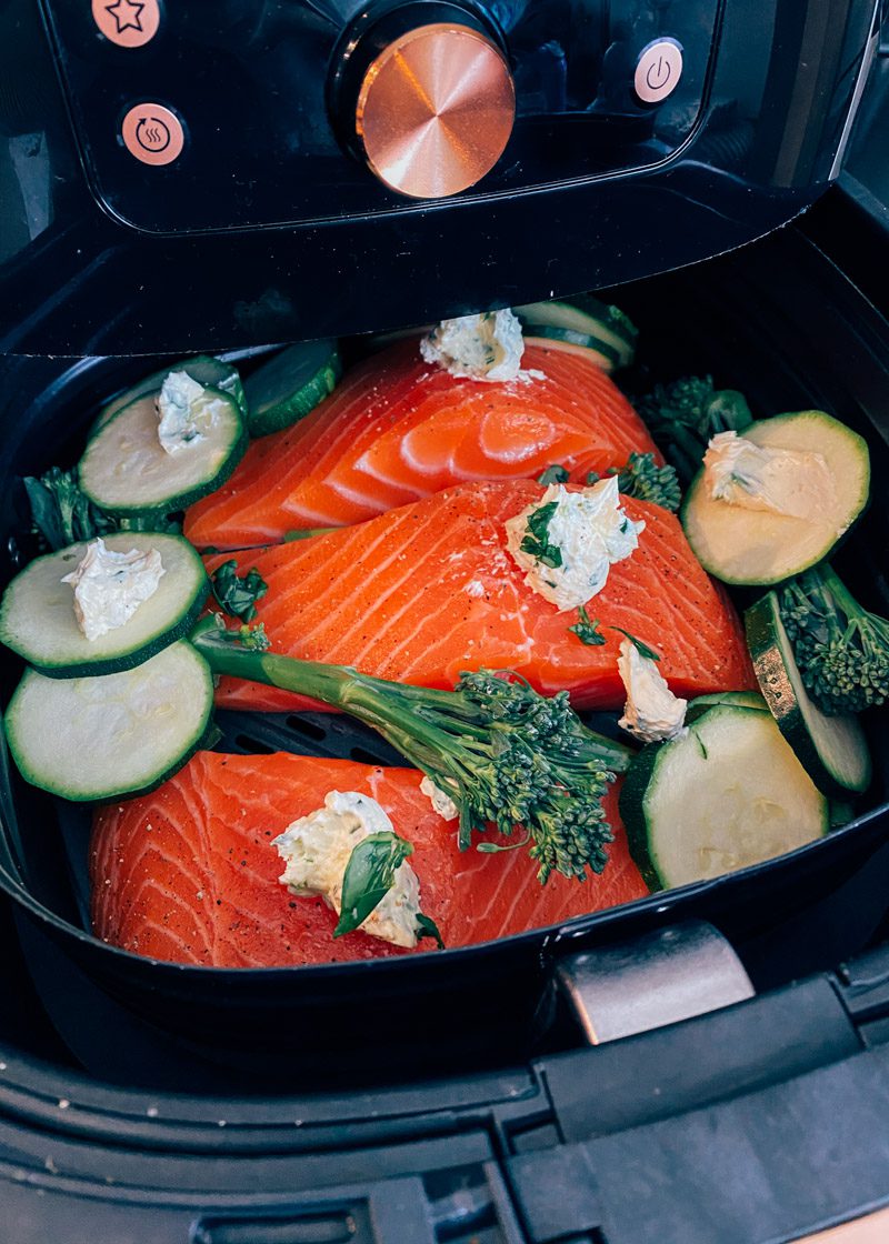 Zalm in airfryer