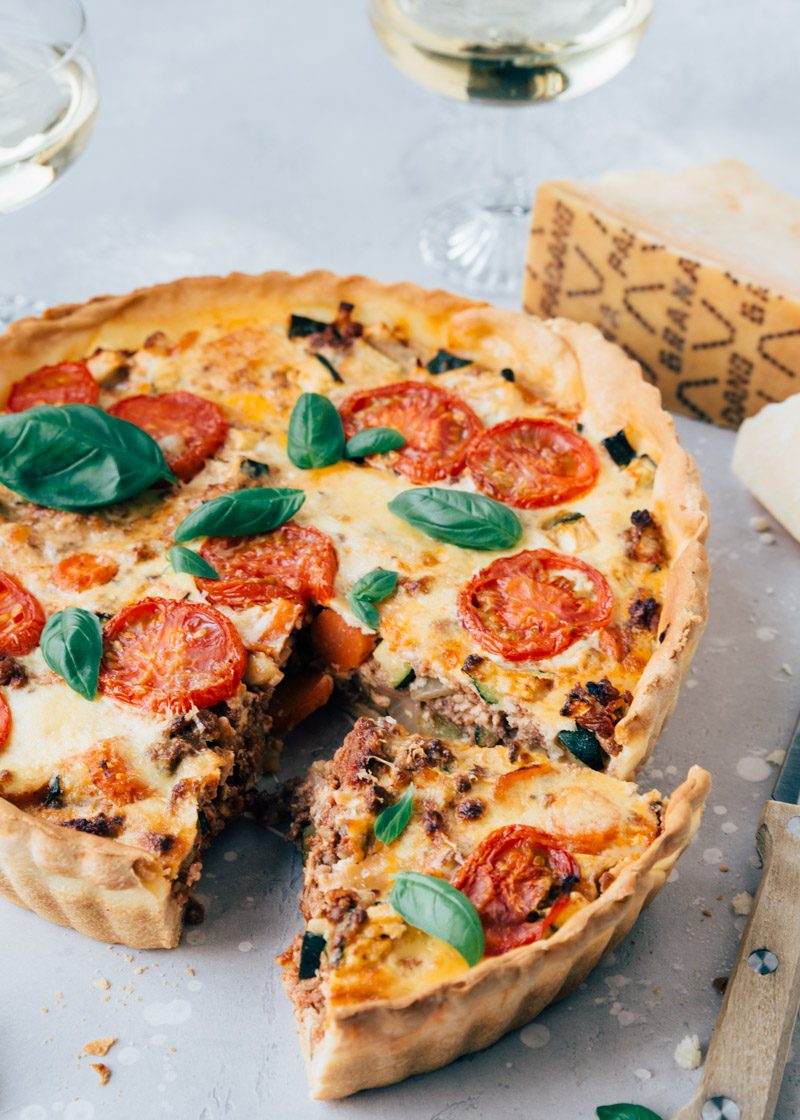 Quiche bolognese