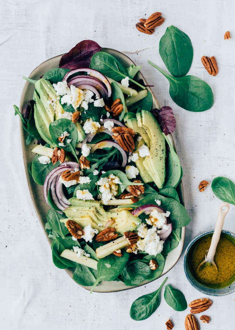 Spinaziesalade met feta