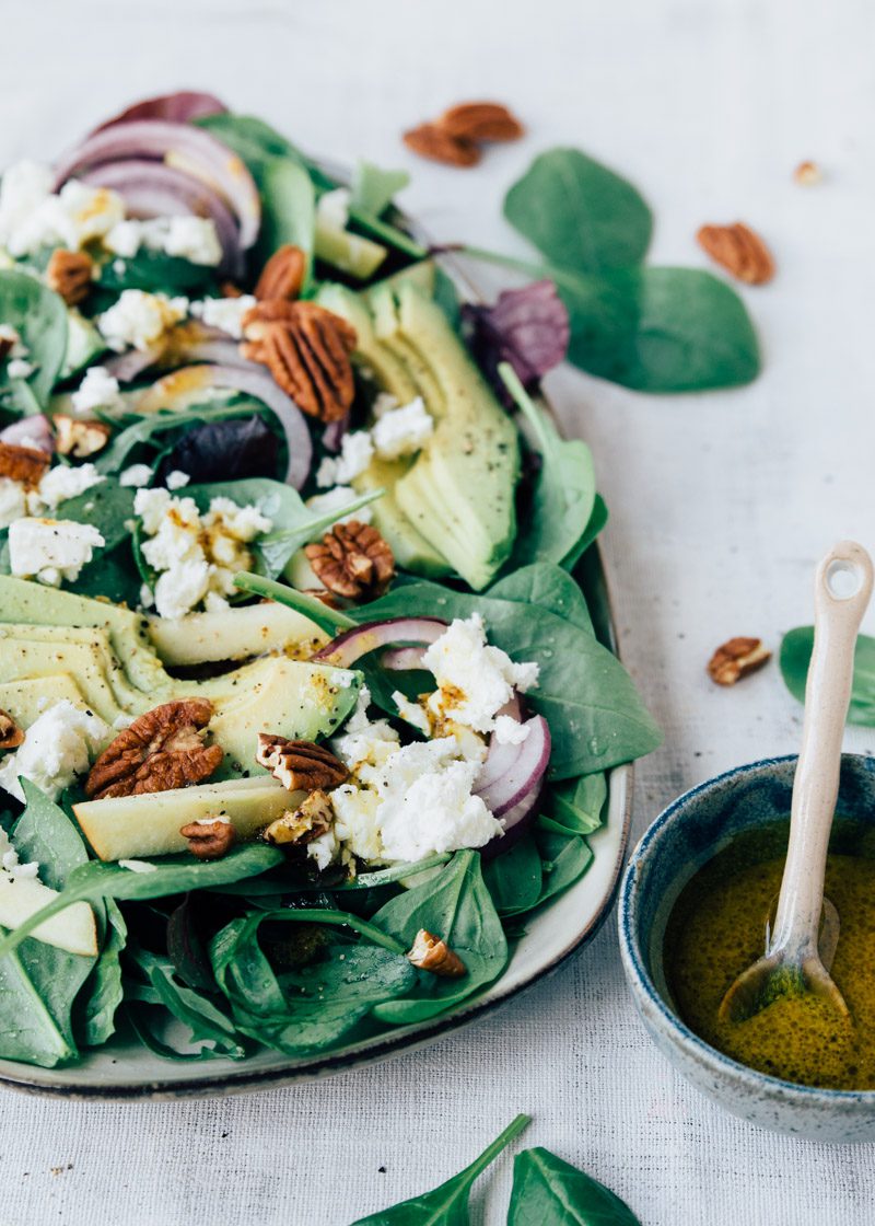 Recept spinazie salade