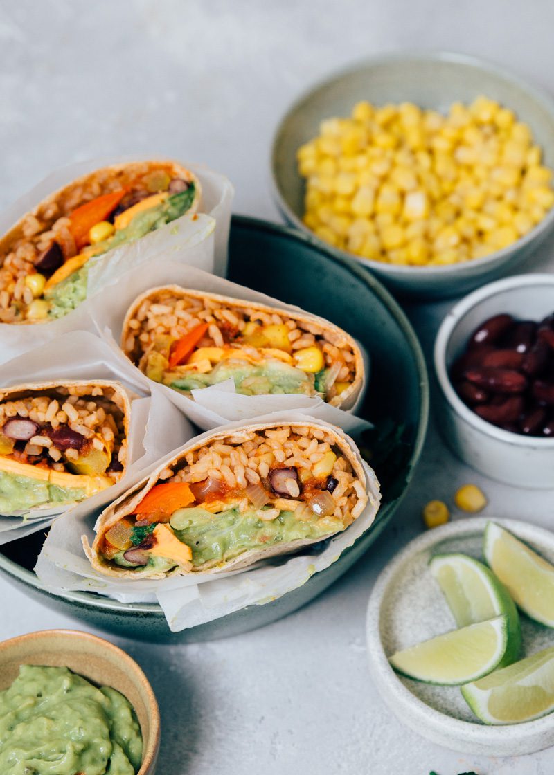 Burrito's met rijst